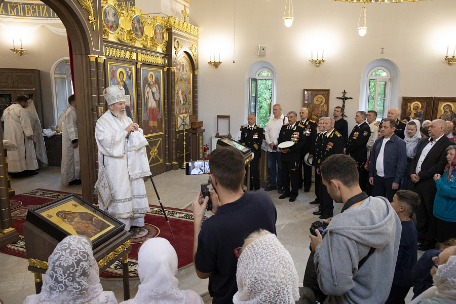 Великое освящение храма праведного Феодора Ушакова в Купавне